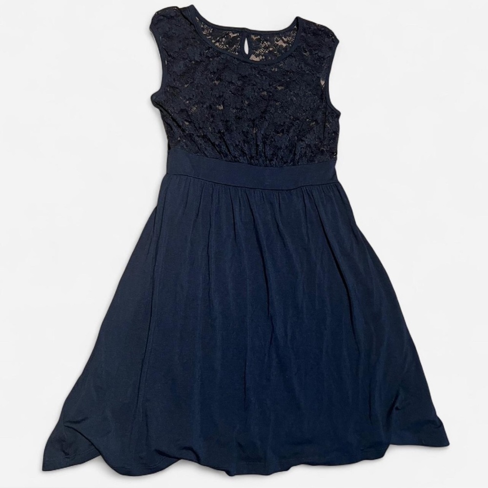 Myan Black Lace Dress Size M